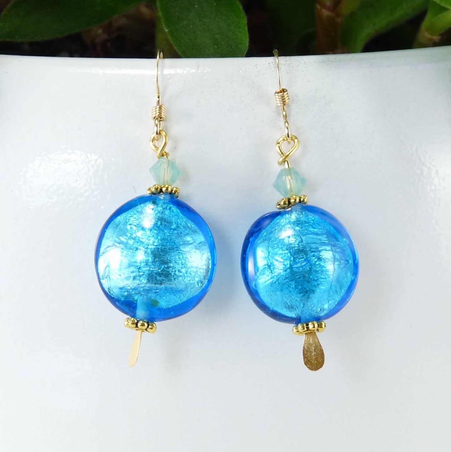 Murano Glass Earrings - 6 Colors