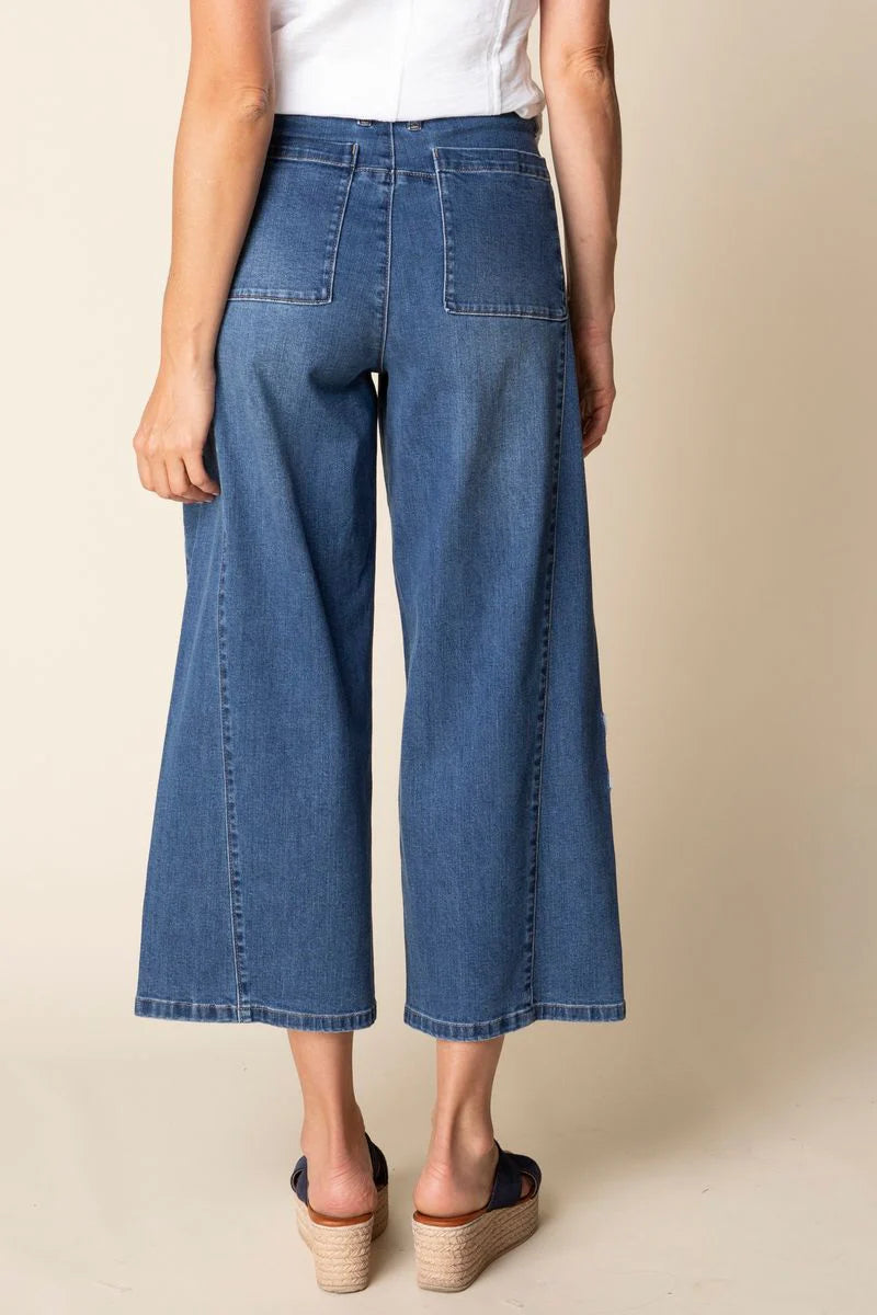 Tossed Flower Jean