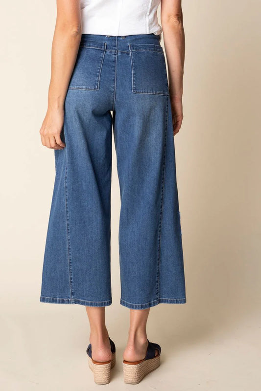 Tossed Flower Jean