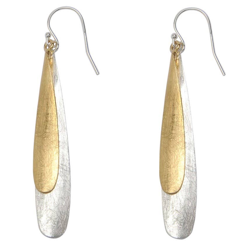 Double Solid Drop Earrings