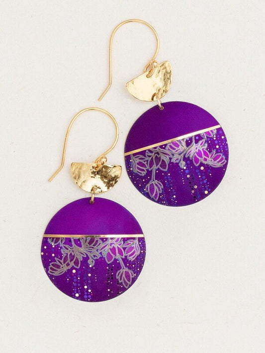 Holly Yashi Plum Earrings