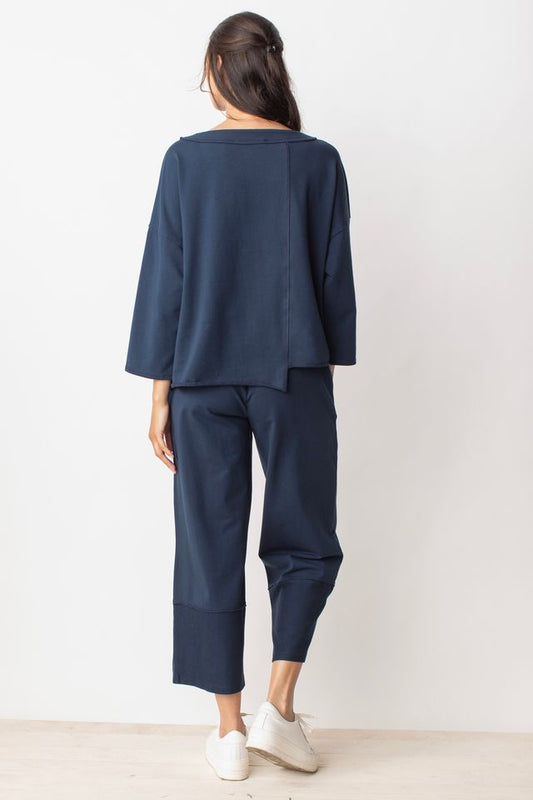 Terry Kickback Pullover