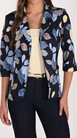 Floral Open Blazer