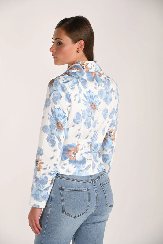 Floral Open Jacket