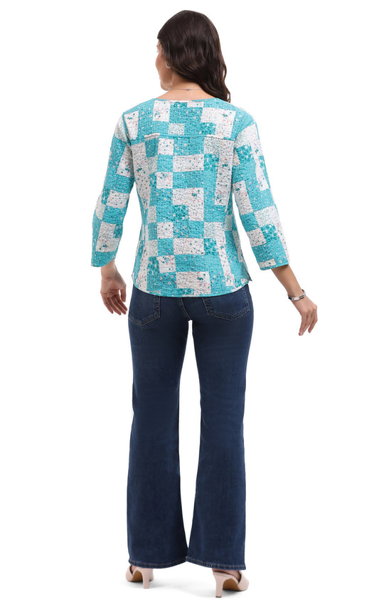 Elsie Reversible Patches Top