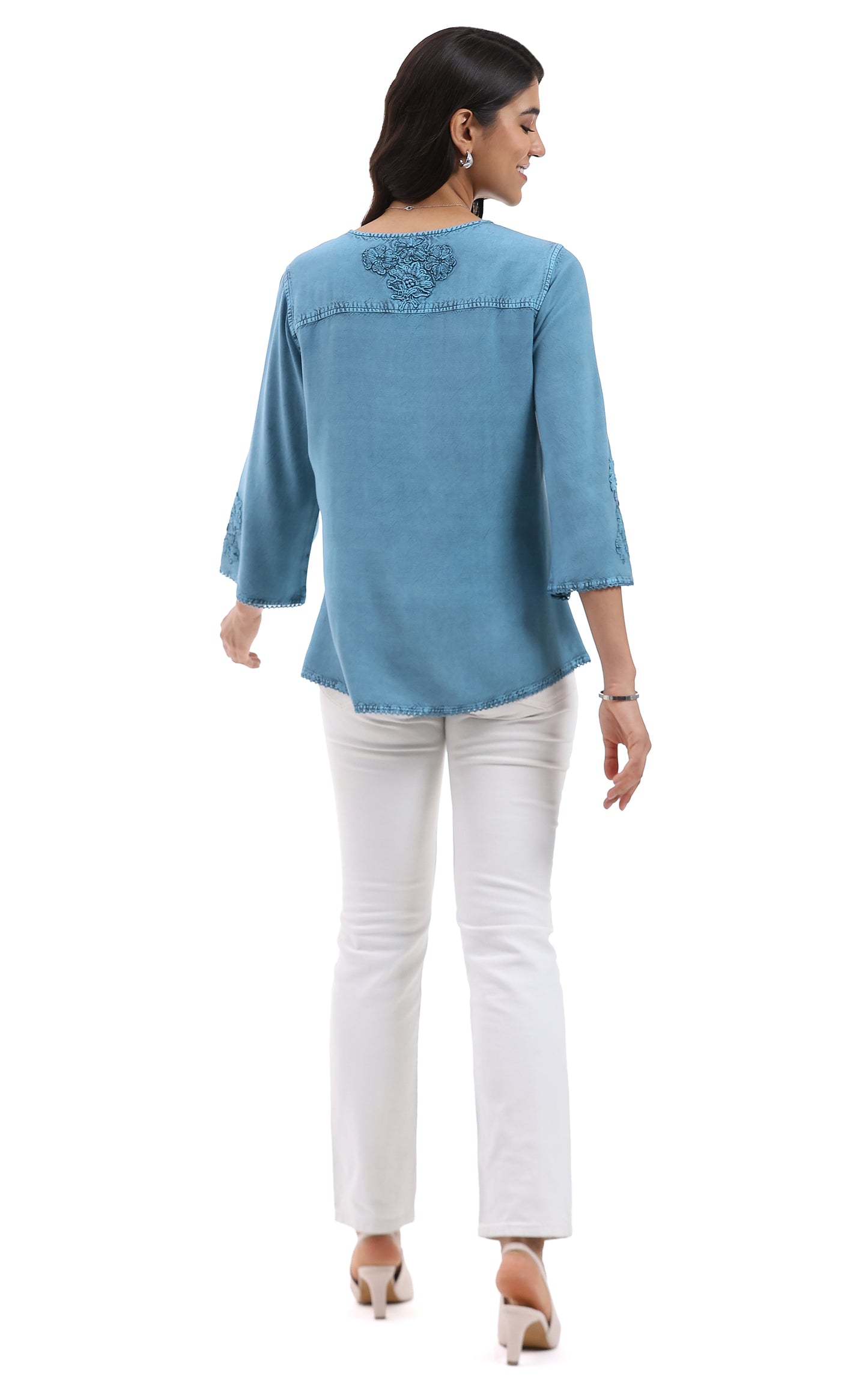 Embroidered Vanessa Top