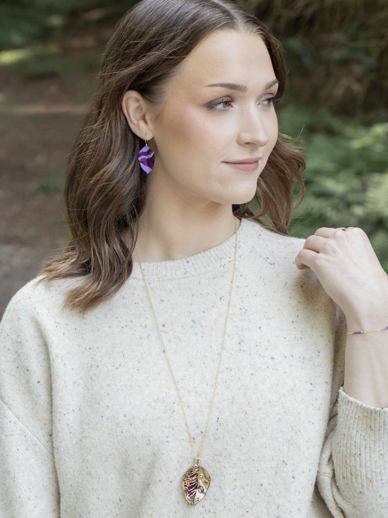 Holly Yashi - Eccentric Elm Earrings