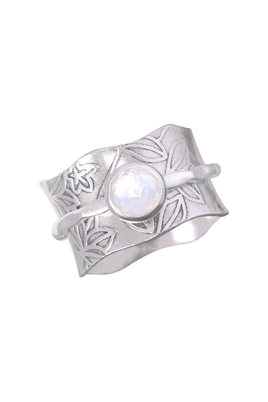 Vine Pattern Spinner Ring