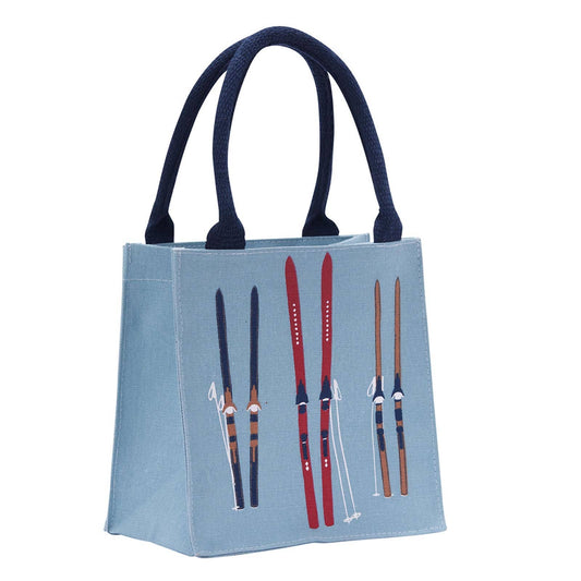 Itsy NORDIC SKI Reusable Gift Bag Tote