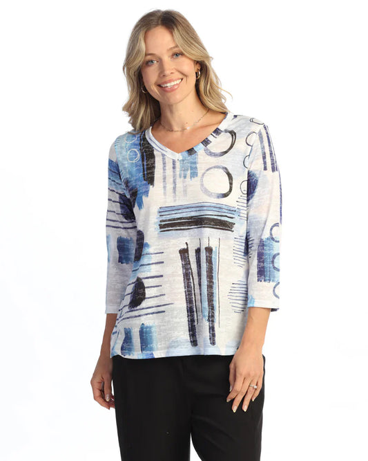 Roxie Burnout Blouse