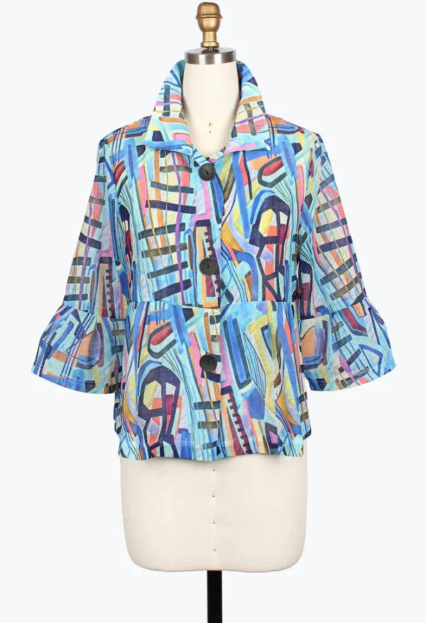 Art Peplum Jacket