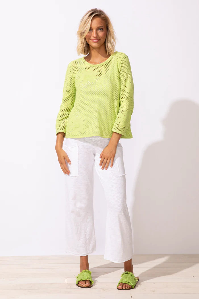 Crochet Floral Pullover