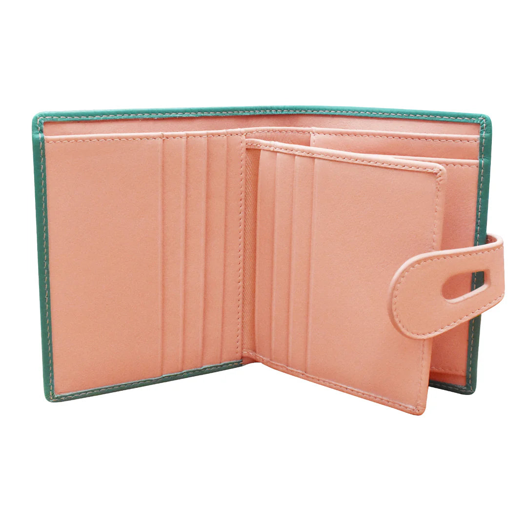 Two-Tone Leather Wallet