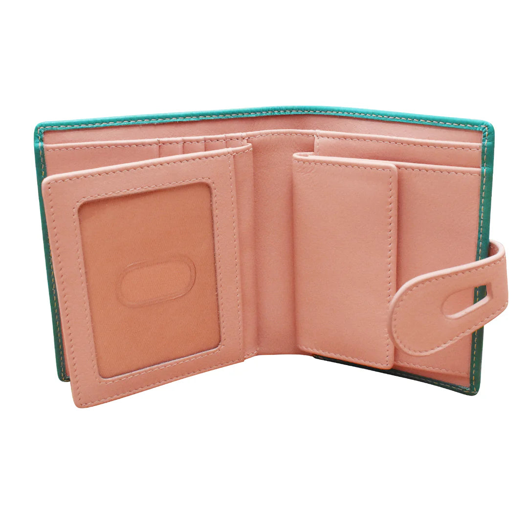 Two-Tone Leather Wallet