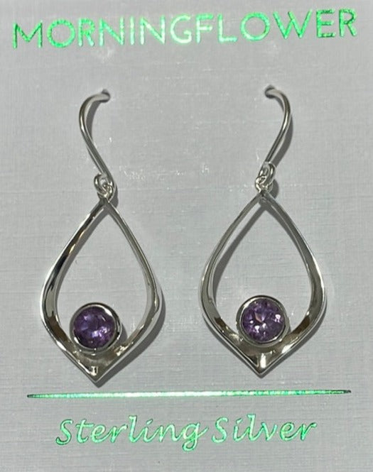 925 Gemstone Kite Earrings