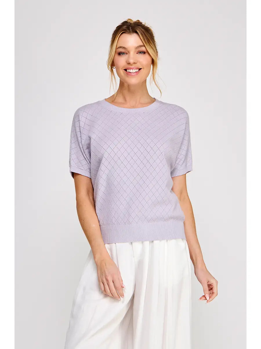 Short Sleeve Pointelle