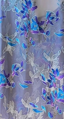 Hand-painted Silk Jacket