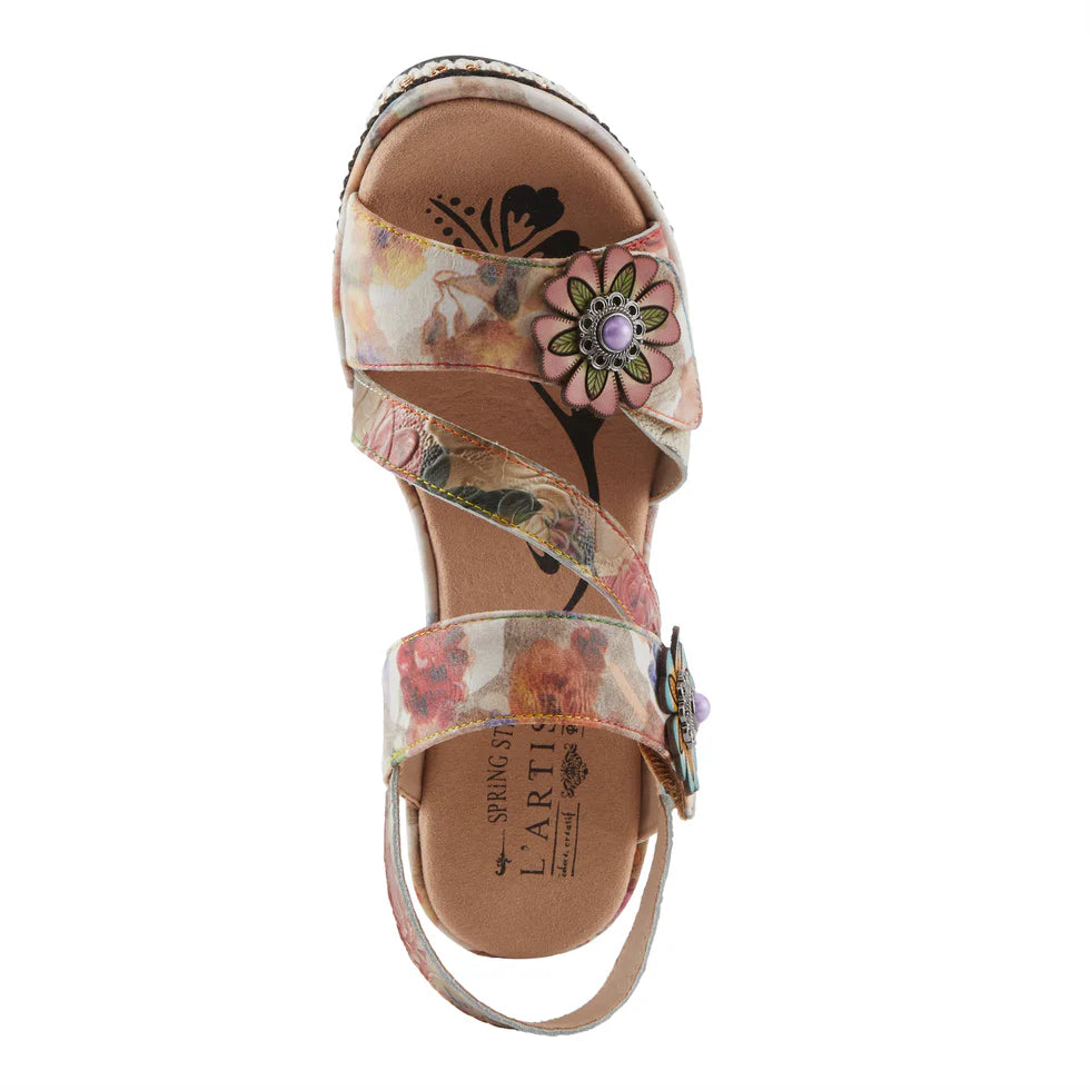 L'Artiste Blissful Floral Sandal
