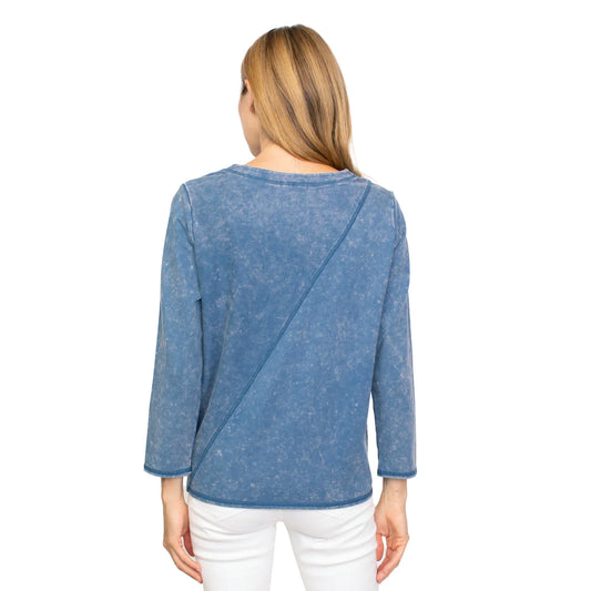 Twist Tie Terry Pullover