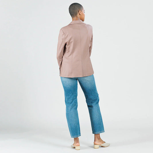 Liquid Leather Blazer