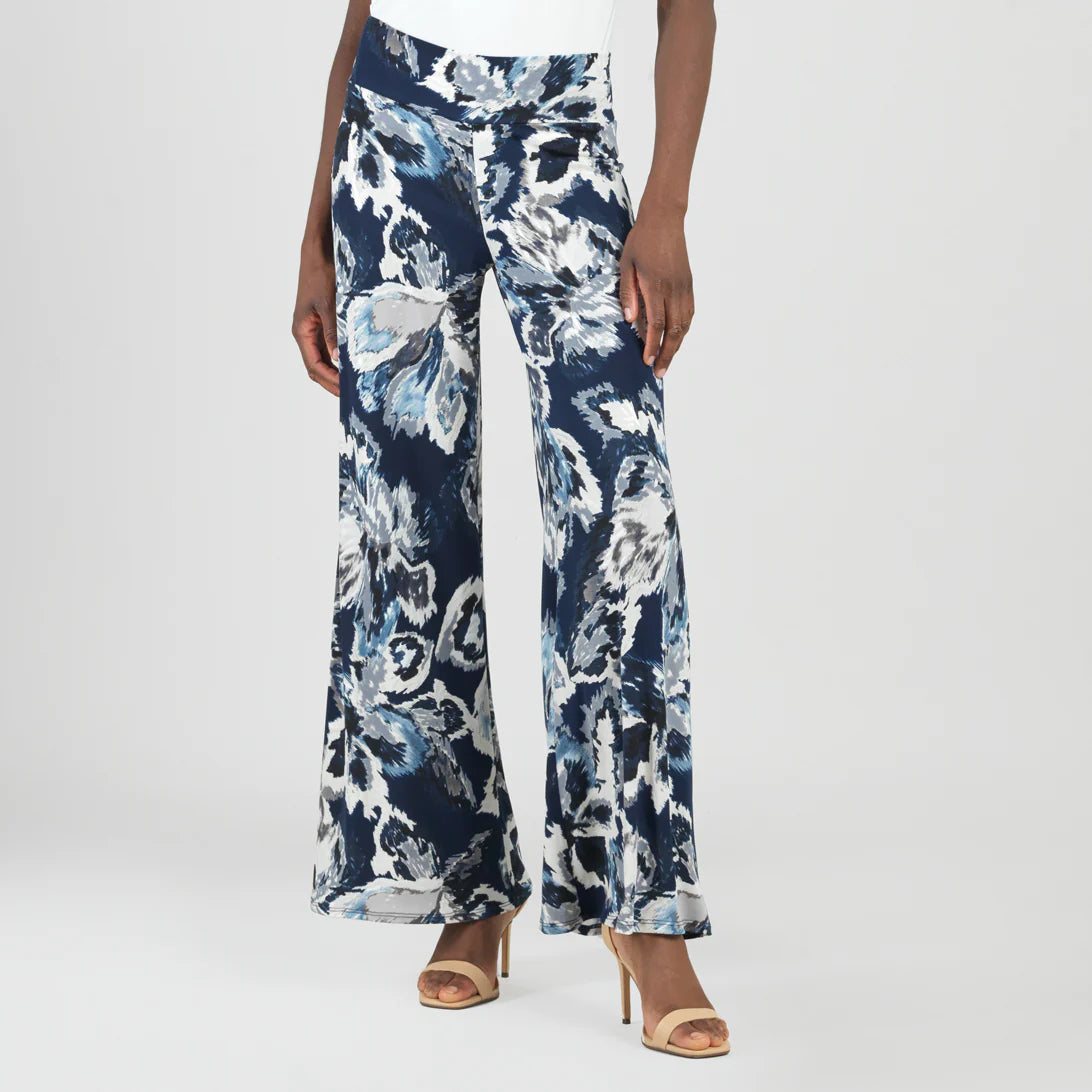 Moonlit Floral Palazzo Pant