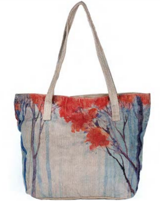 Corduroy Fall Tote