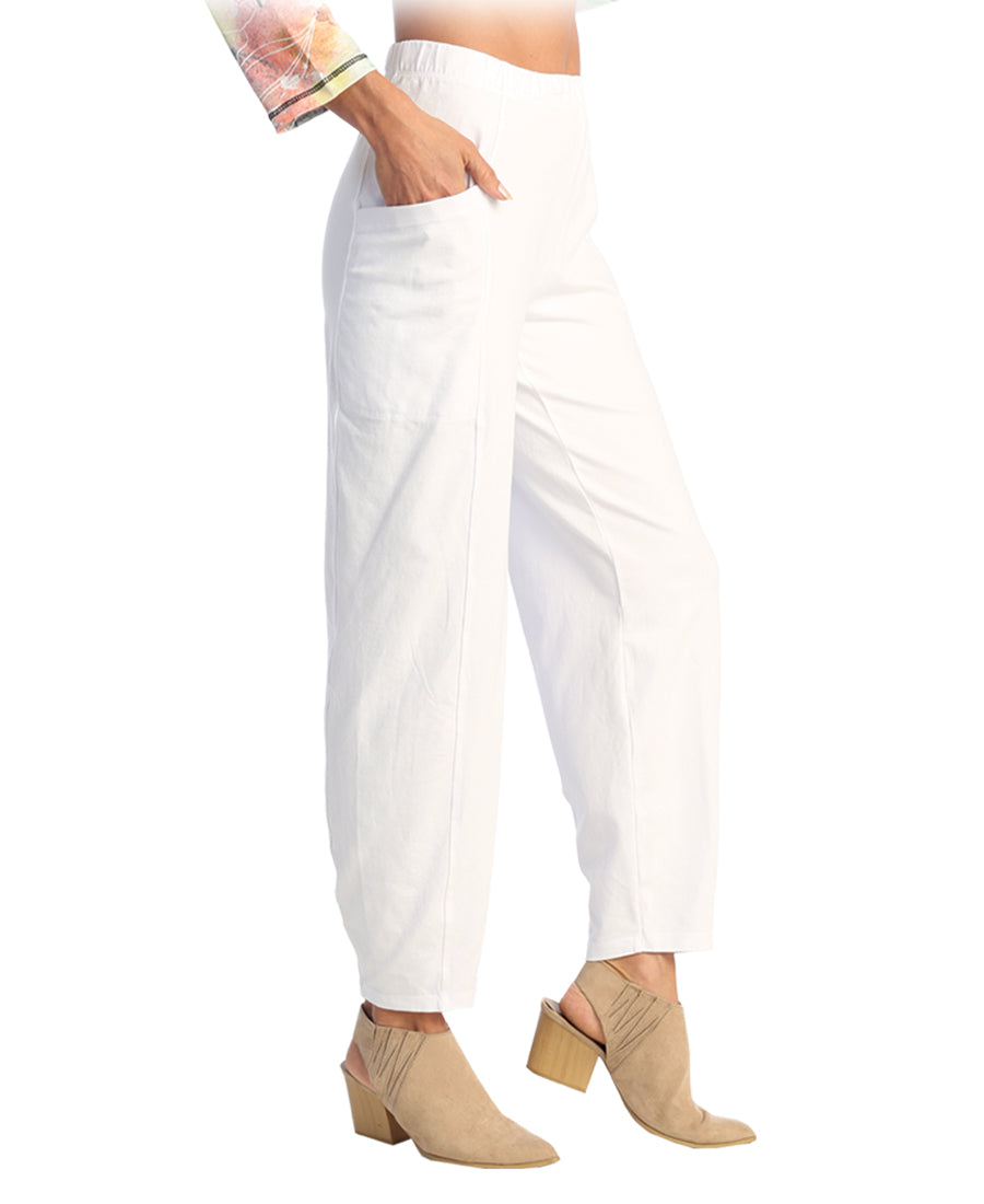 Cotton Lantern Pants