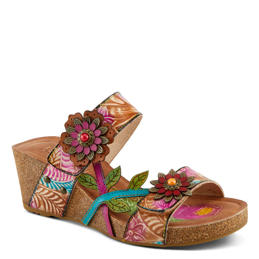 L'Artiste Moai Floral Sandal