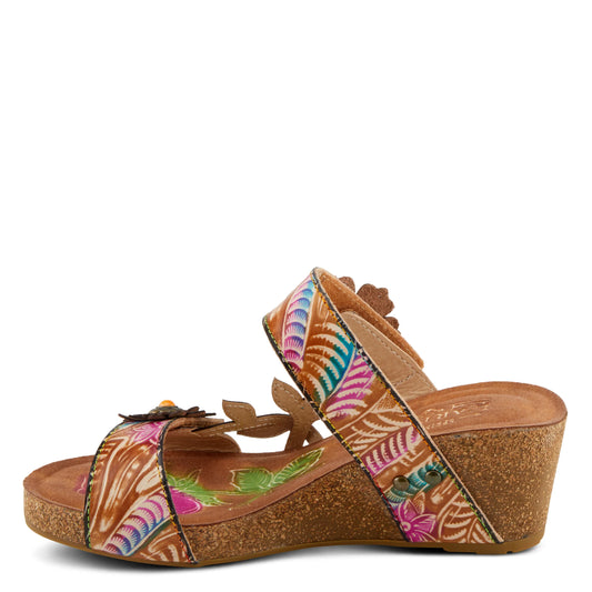 L'Artiste Moai Floral Sandal