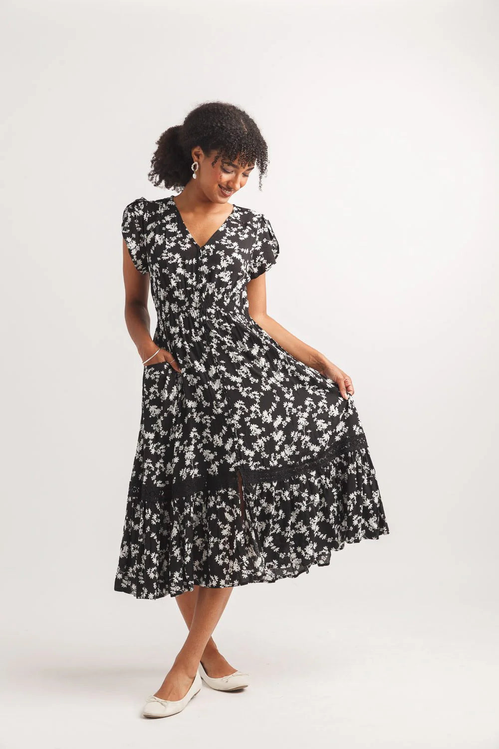 Floral Midi Dress