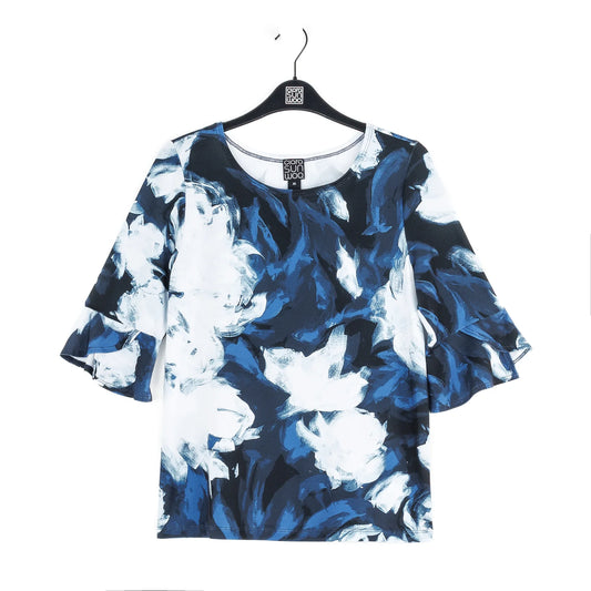 Midnight Peony Blouse