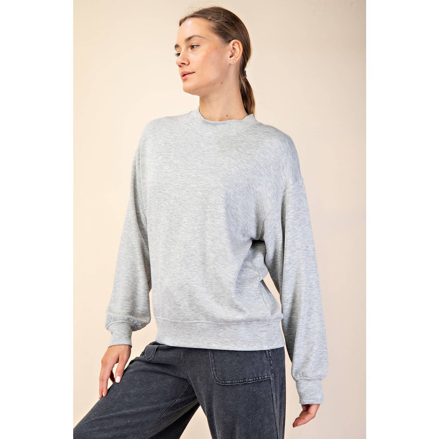 Scuba Mock Neck Pullover