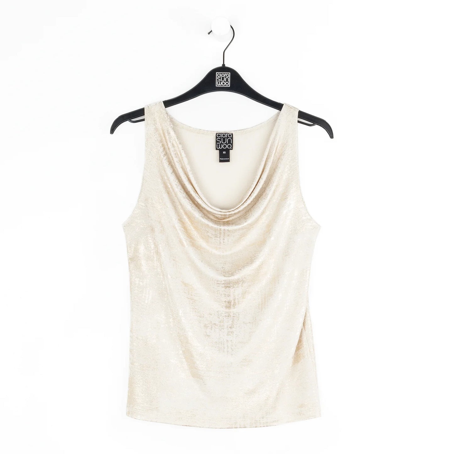 Shimmer Cowl Tank