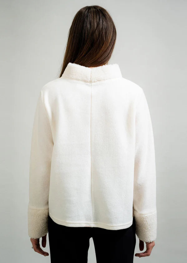 Sherpa Mock Neck Sweater
