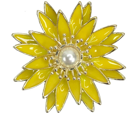 Magnetic Water Lily Brooch