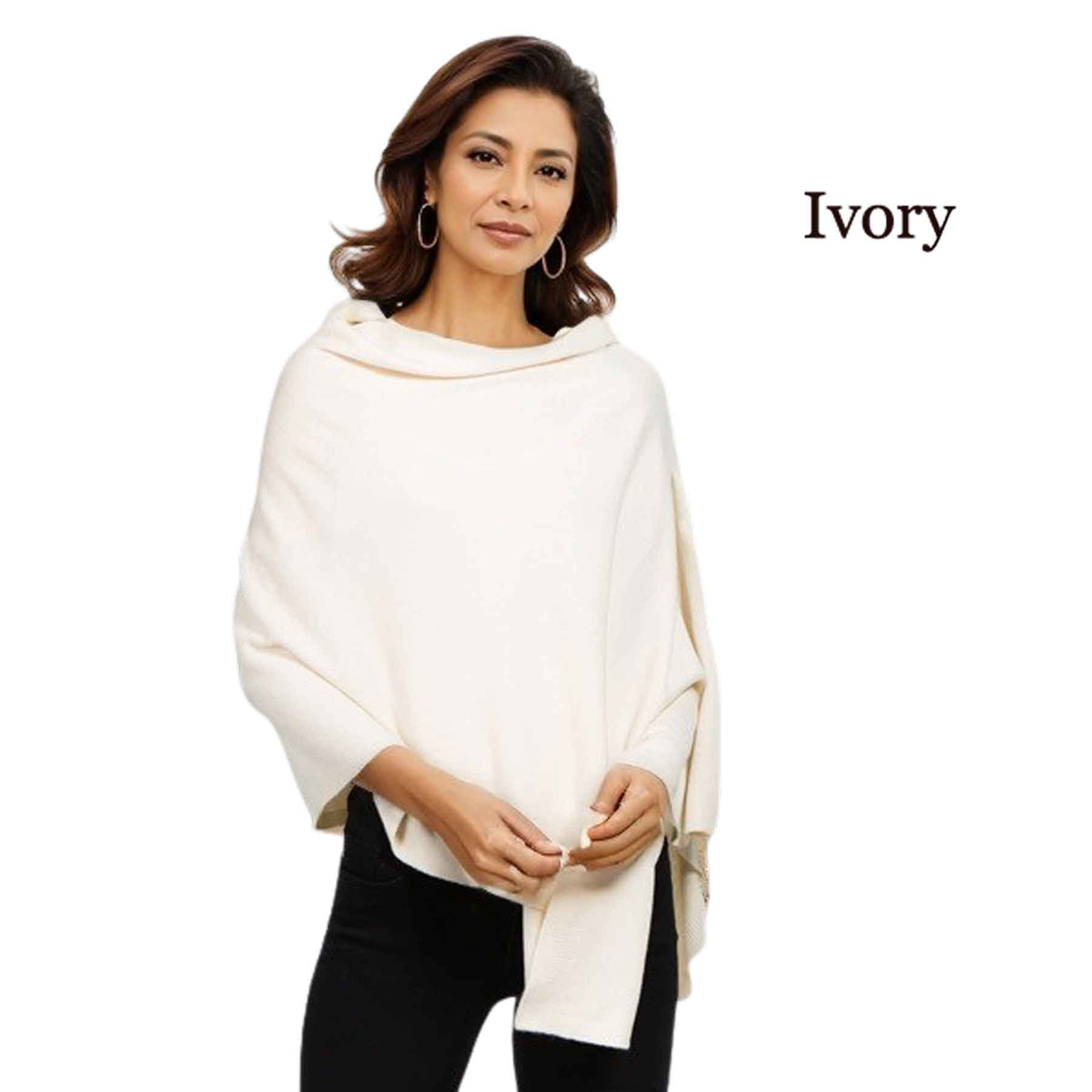 Cashmere Feel Poncho