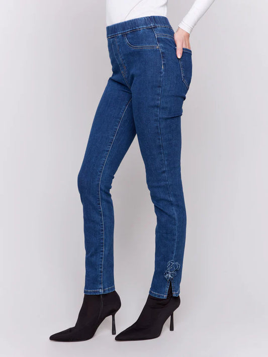 Flower Side Jean