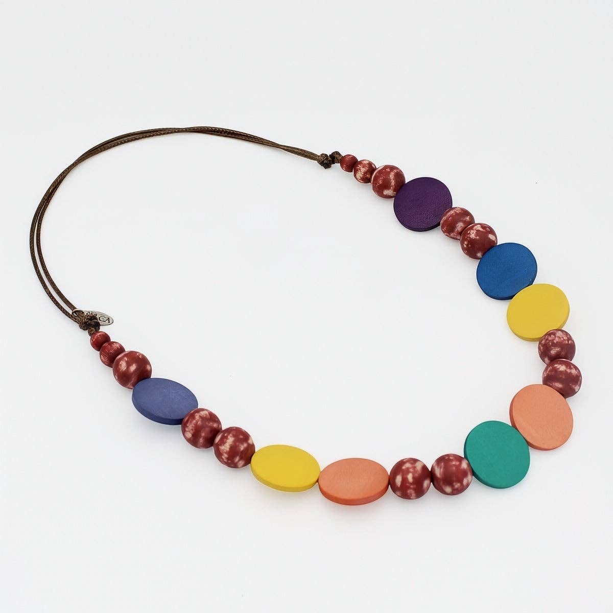 Vibrant Multi Color Alma Necklace