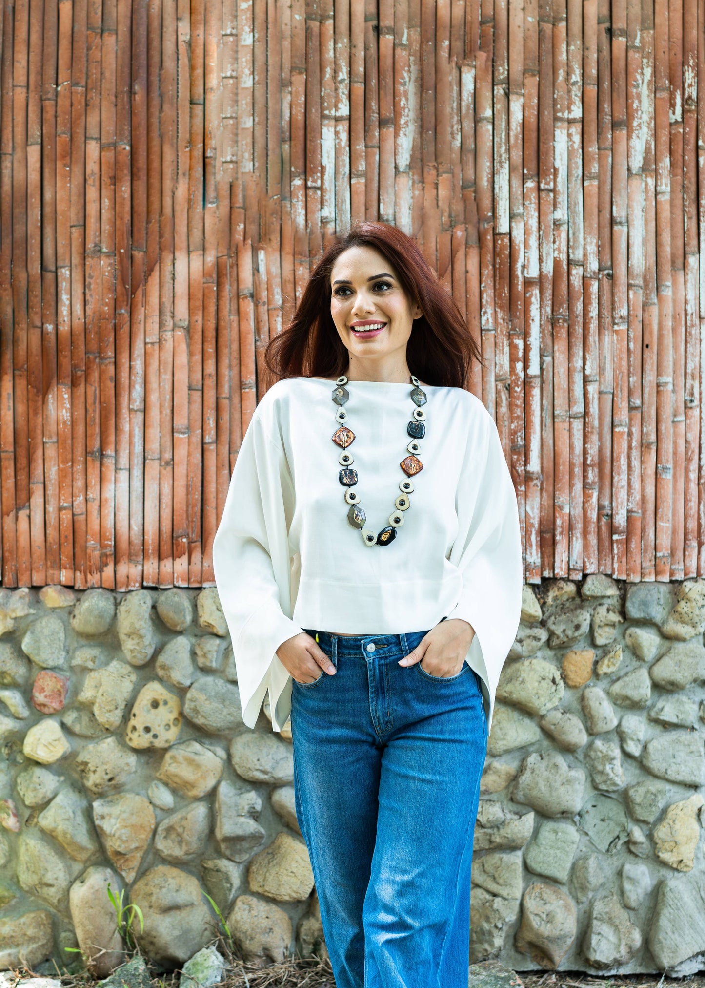 Organic Tagua - Celina Necklace