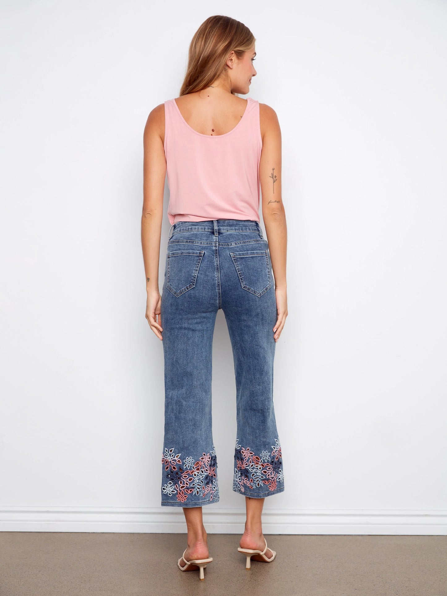 Eyelet Embroidery Jean