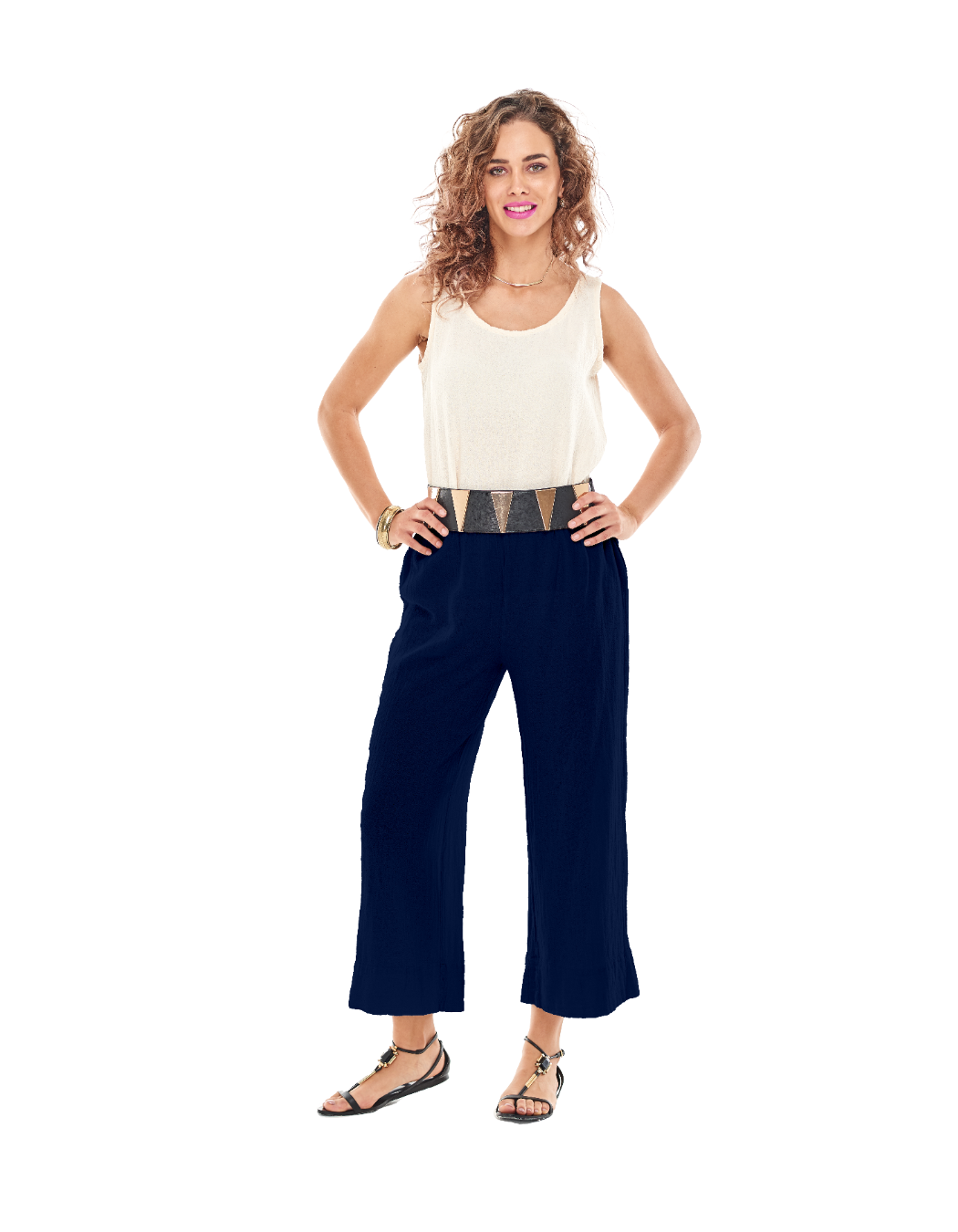 Cotton Gauze Paula Pant