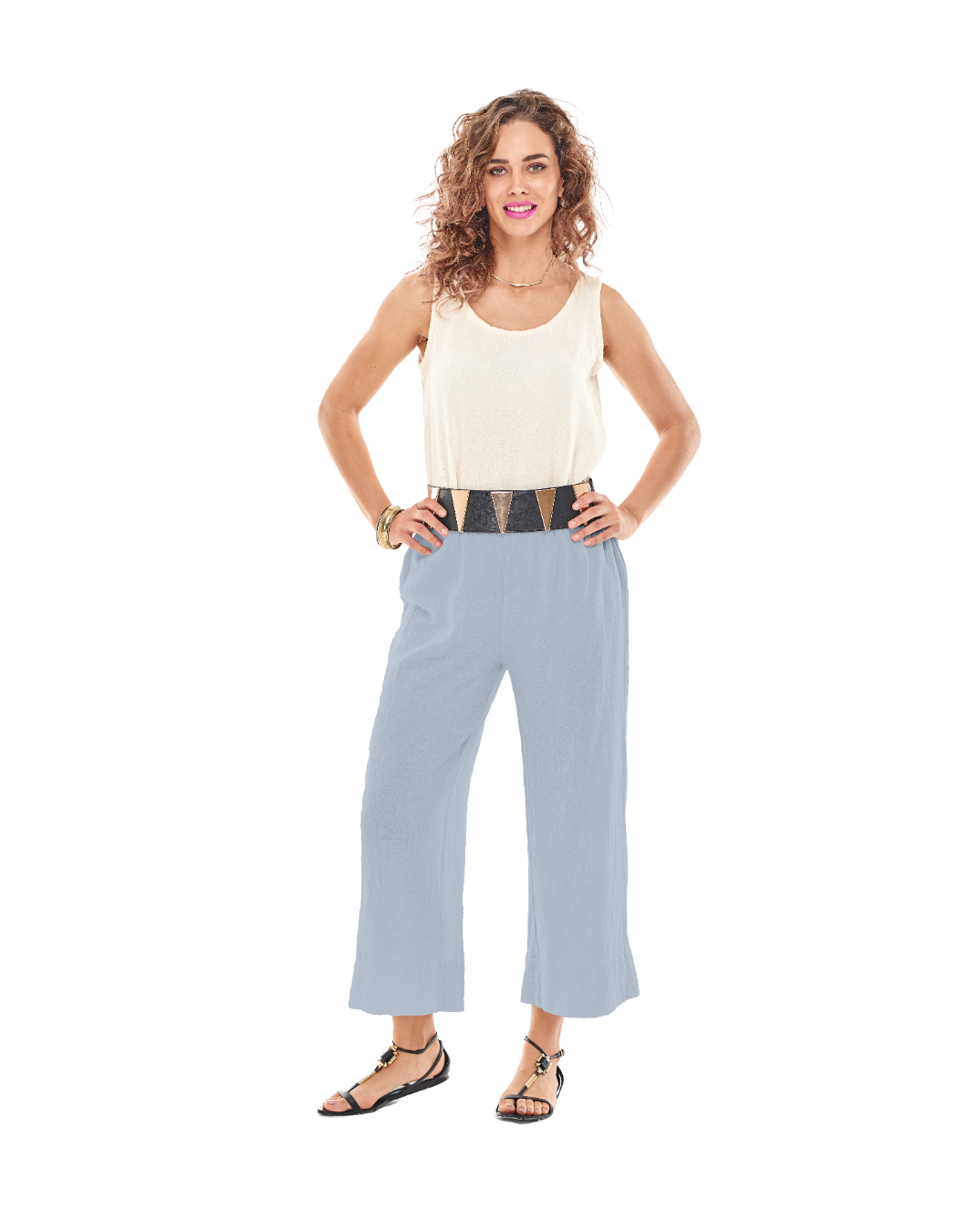 Cotton Gauze Paula Pant