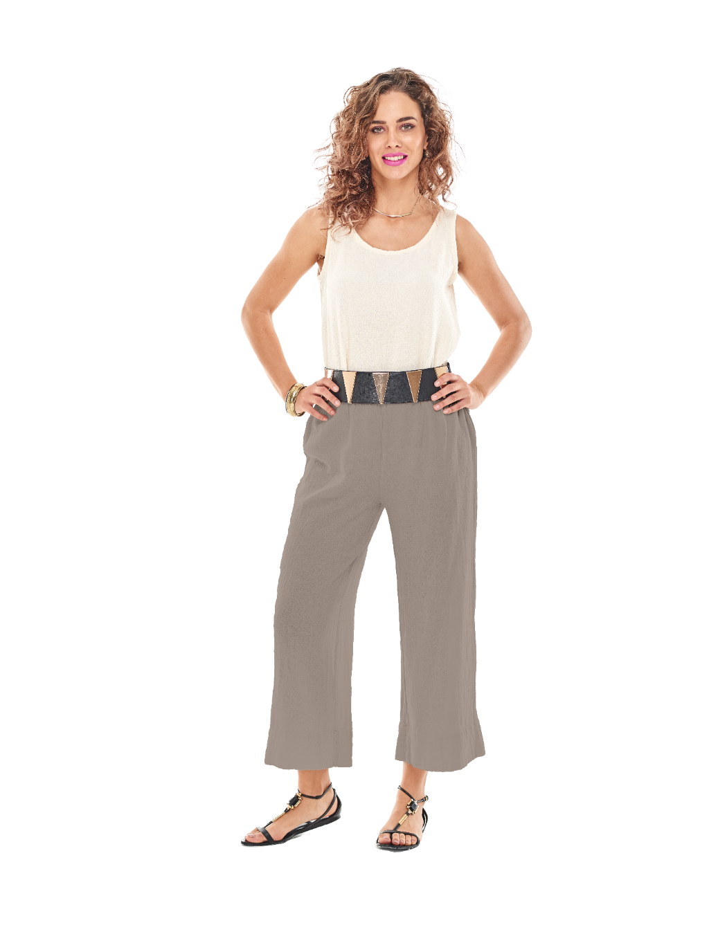 Cotton Gauze Paula Pant