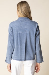 Travel Denim Shirt Jacket
