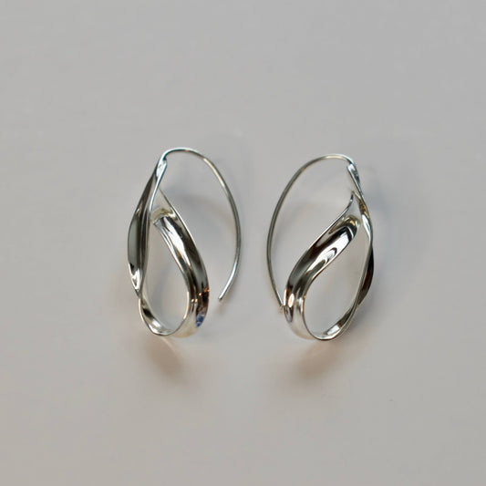 Anticlastic 925 Sterling Silver Earrings