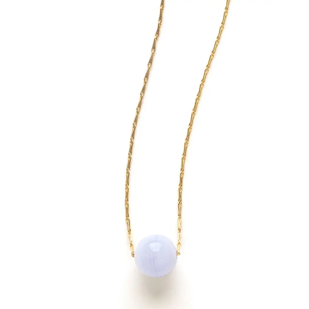 Gemstone Ball Necklace