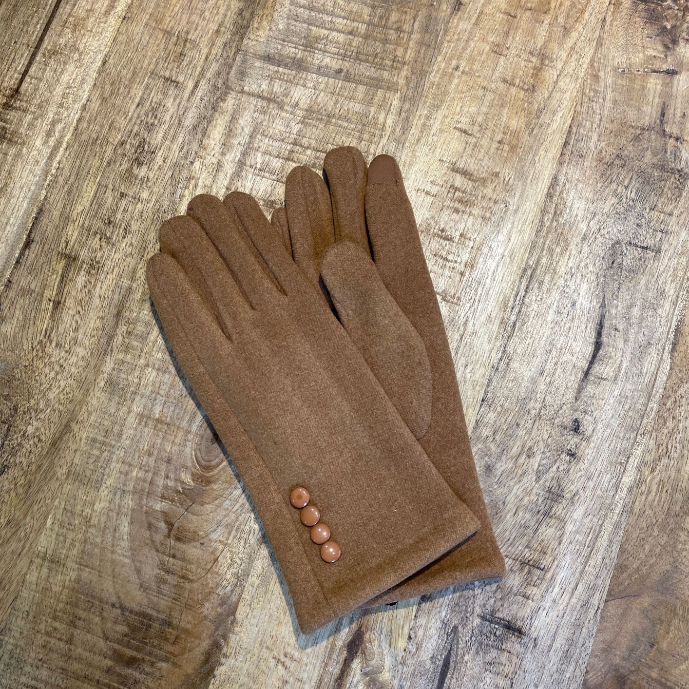 Chamois Soft Texting Glove