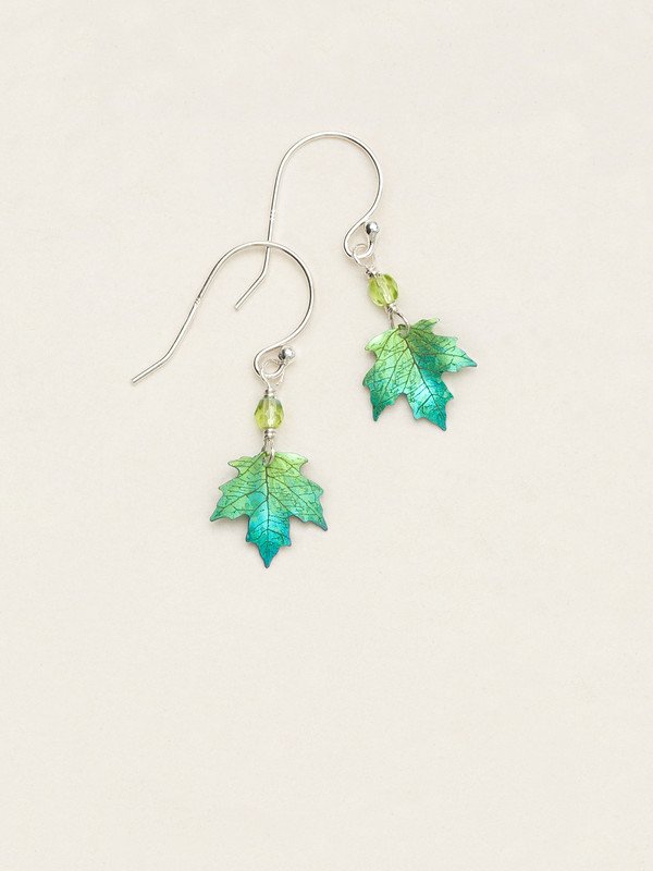 Holly Yashi Single Leaf Earrings