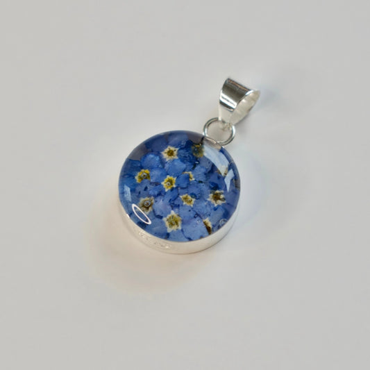 Wildflower Pendant on 18" SS Chain