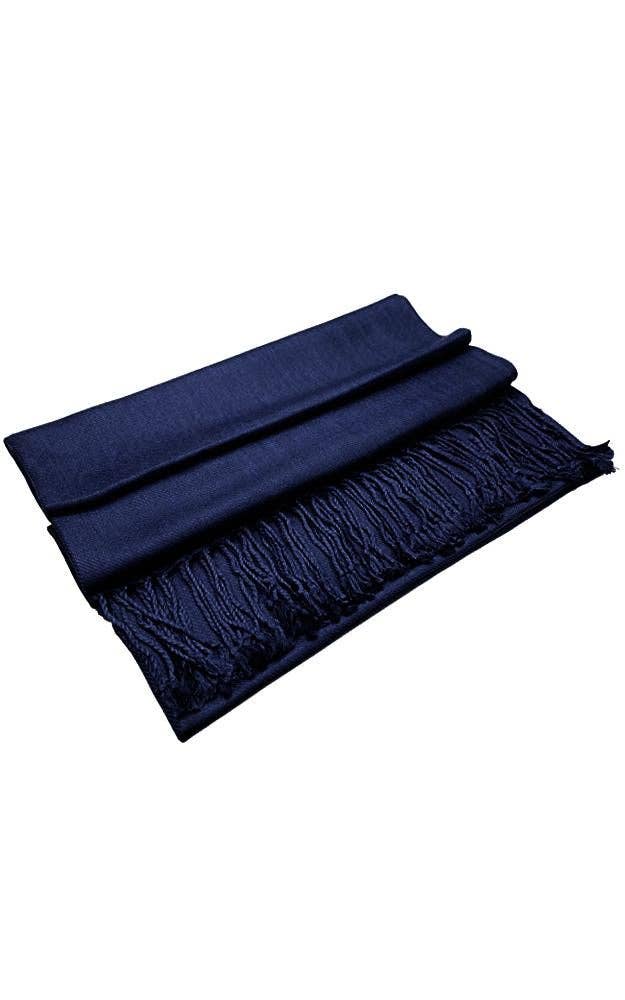 Navy Pashmina Shawl